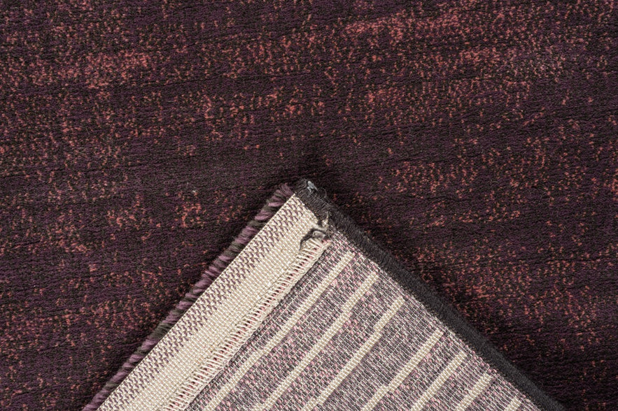Kurzflorteppich Aubergine Tapison Home Torino, Detail