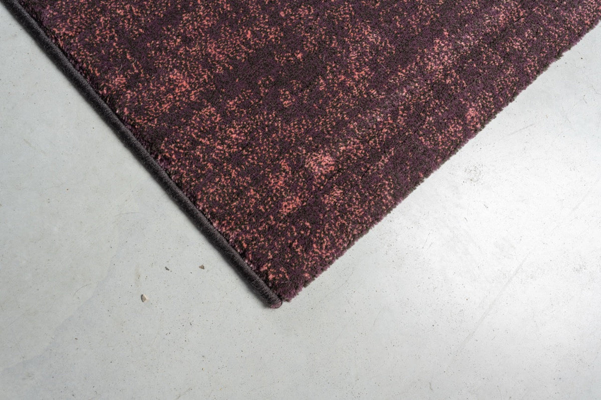 Kurzflorteppich Aubergine Tapison Home Torino, Detail