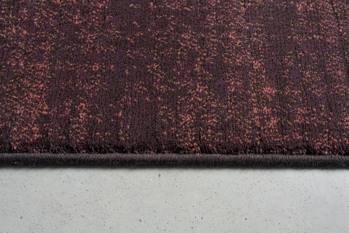 Kurzflorteppich Aubergine Tapison Home Torino, Detail