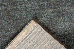 Teppich Petrol Braun Tapison Home Torino, Detail