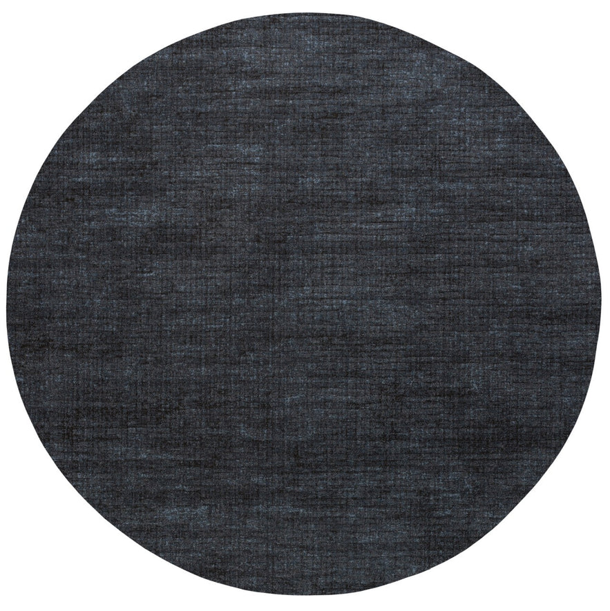 Teppich Anthrazit Blau Tapison Home Torino, rundes Format