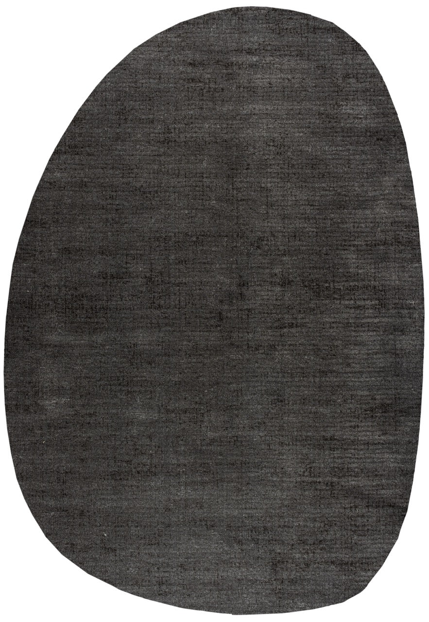 Kurzflorteppich Anthrazit Tapison Home Torino, Kieselform