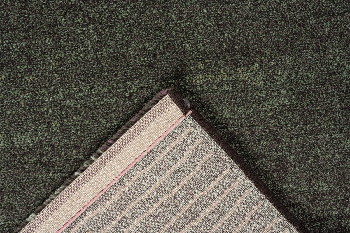 Kurzflorteppich Moosgrün Tapison Home Torino, Detail