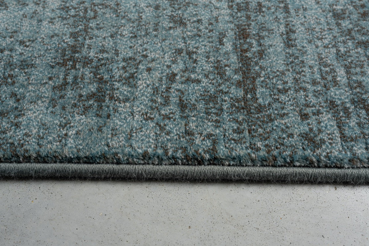 Kurzflorteppich Petrolblau Tapison Home Torino, Detail