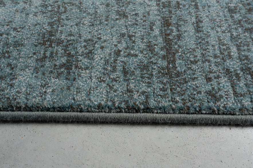 Kurzflorteppich Petrolblau Tapison Home Torino, Detail