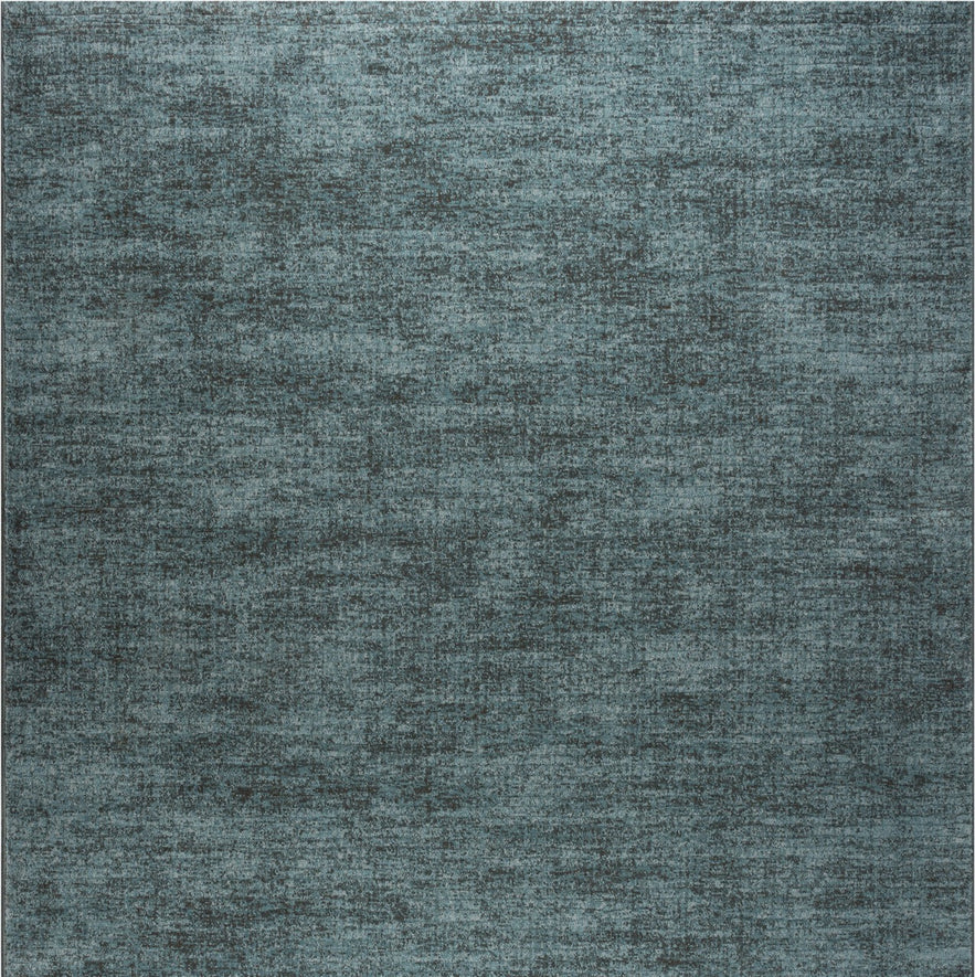 Kurzflorteppich Petrolblau Tapison Home Torino, quadratisches Format