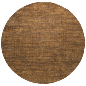 Kurzflorteppich Cognac Tapison Home Torino, rundes Format