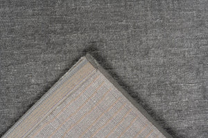 Kurzflorteppich Mittelgrau Tapison Home Torino, Detail