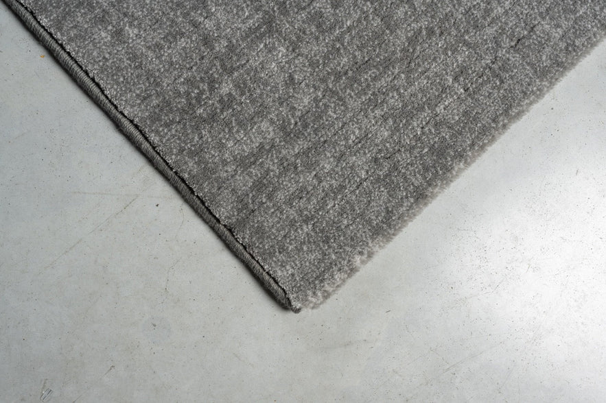 Kurzflorteppich Mittelgrau Tapison Home Torino, Detail