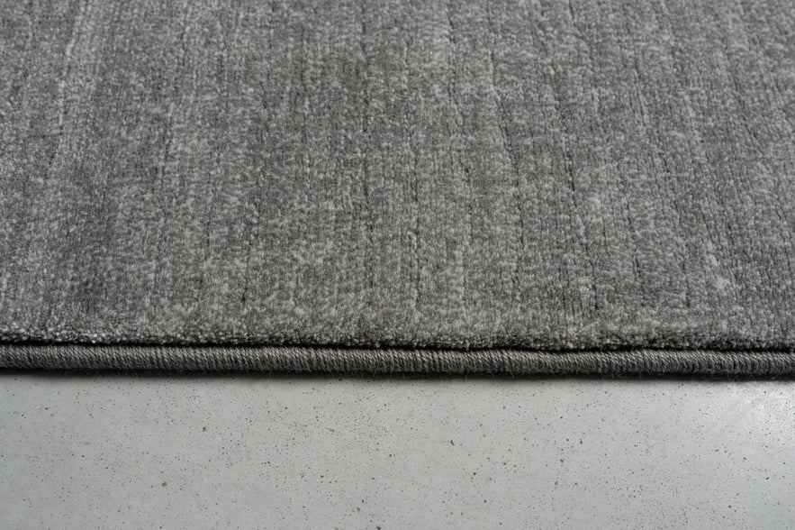 Kurzflorteppich Mittelgrau Tapison Home Torino, Detail