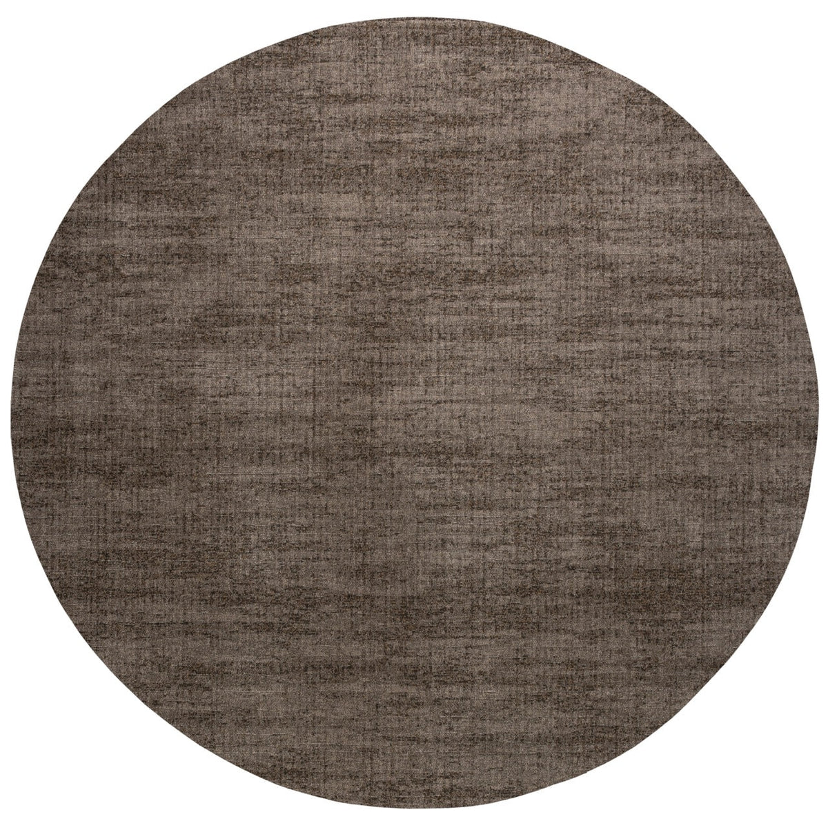Kurzflorteppich Taupe Tapison Home Torino, rundes Format
