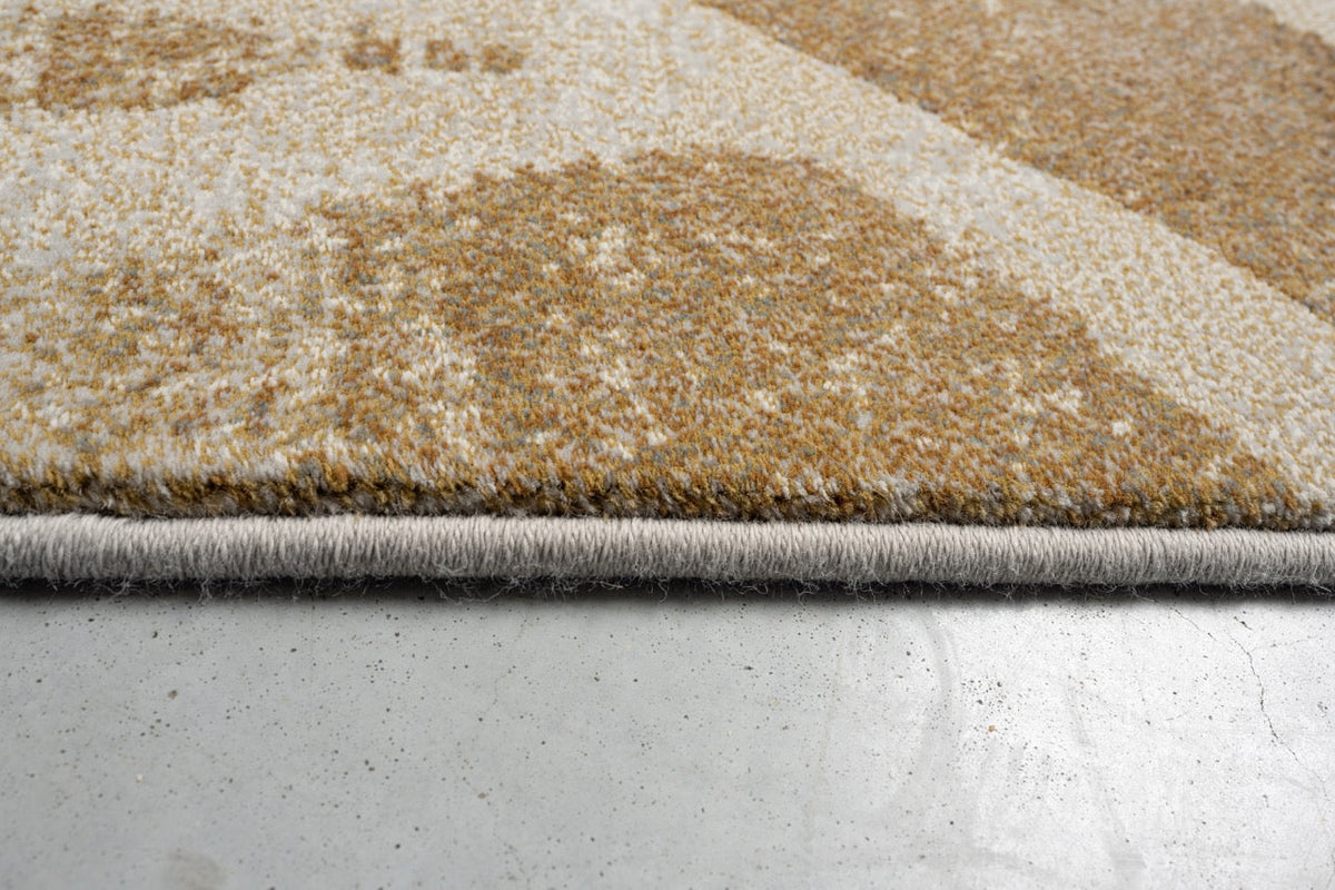 Seitenansicht von Kurzflor und Kante des Teppichs Tapison Home Torino 063.0990.7299