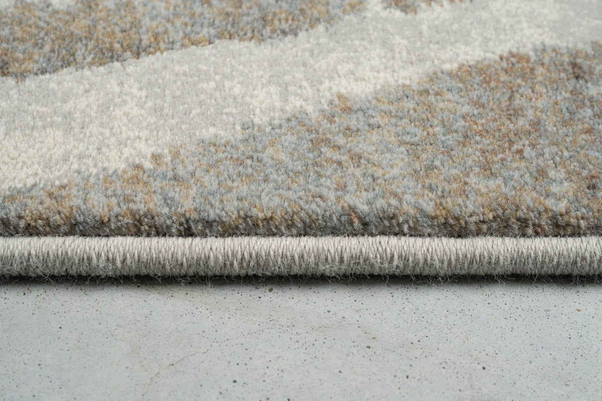 Seitenansicht von Kurzflor und Kante des Teppichs Tapison Home Torino 063.0990.9243