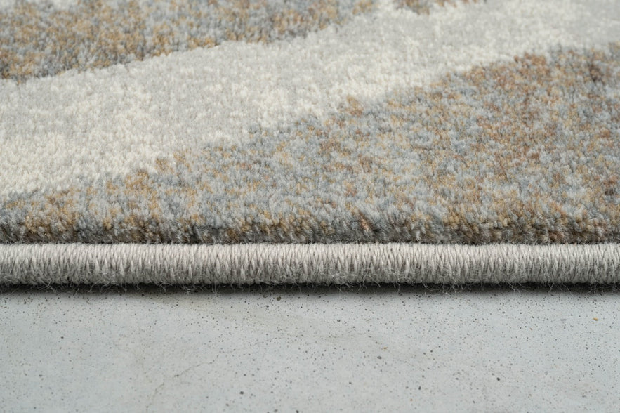 Seitenansicht von Kurzflor und Kante des Teppichs Tapison Home Torino 063.0990.9243