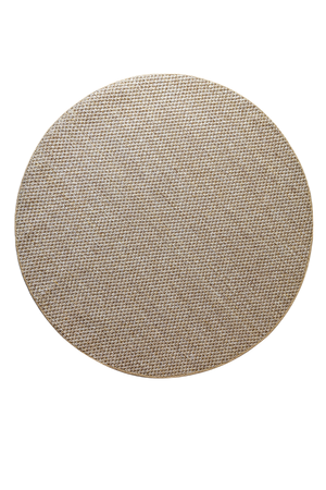 Massimo Belize Natural Sisalteppich, runde Ausführung, Draufsicht