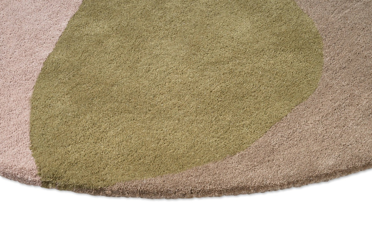 Brink & Campman Decor Miller Autumn Teppich, Detail von Kante und Flor