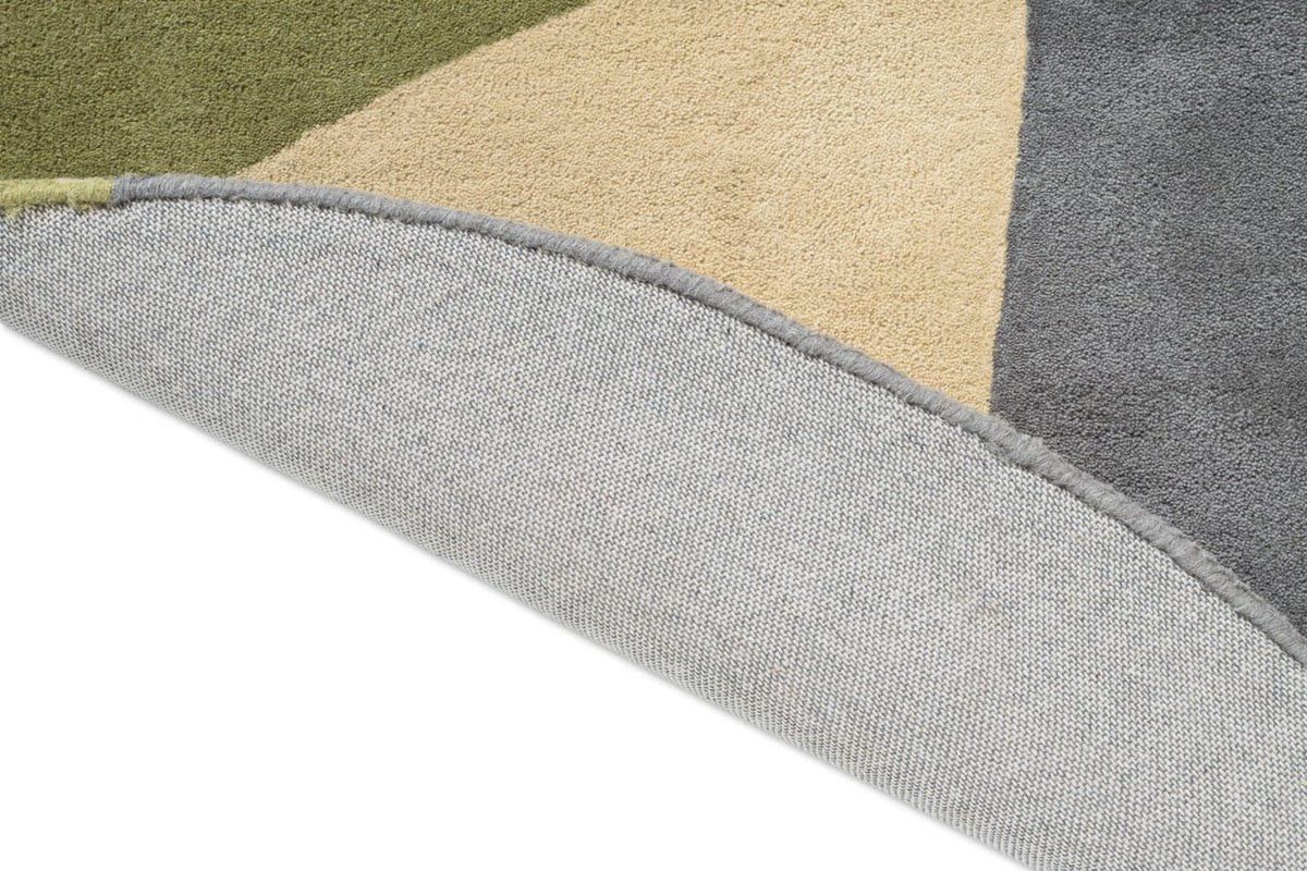 Brink & Campman Decor Miller Summer Teppich, Detail von umgeschlagener Kante und Rücken