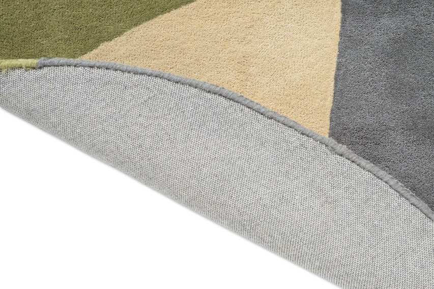 Brink & Campman Decor Miller Summer Teppich, Detail von umgeschlagener Kante und Rücken