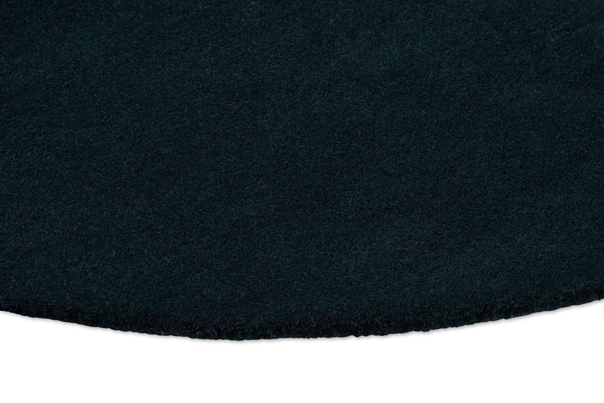Brink & Campman Element Lane Blue Teppich, Detail von Kante und Flor