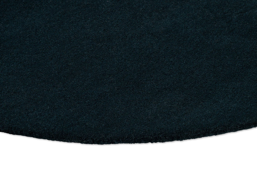 Brink & Campman Element Lane Blue Teppich, Detail von Kante und Flor