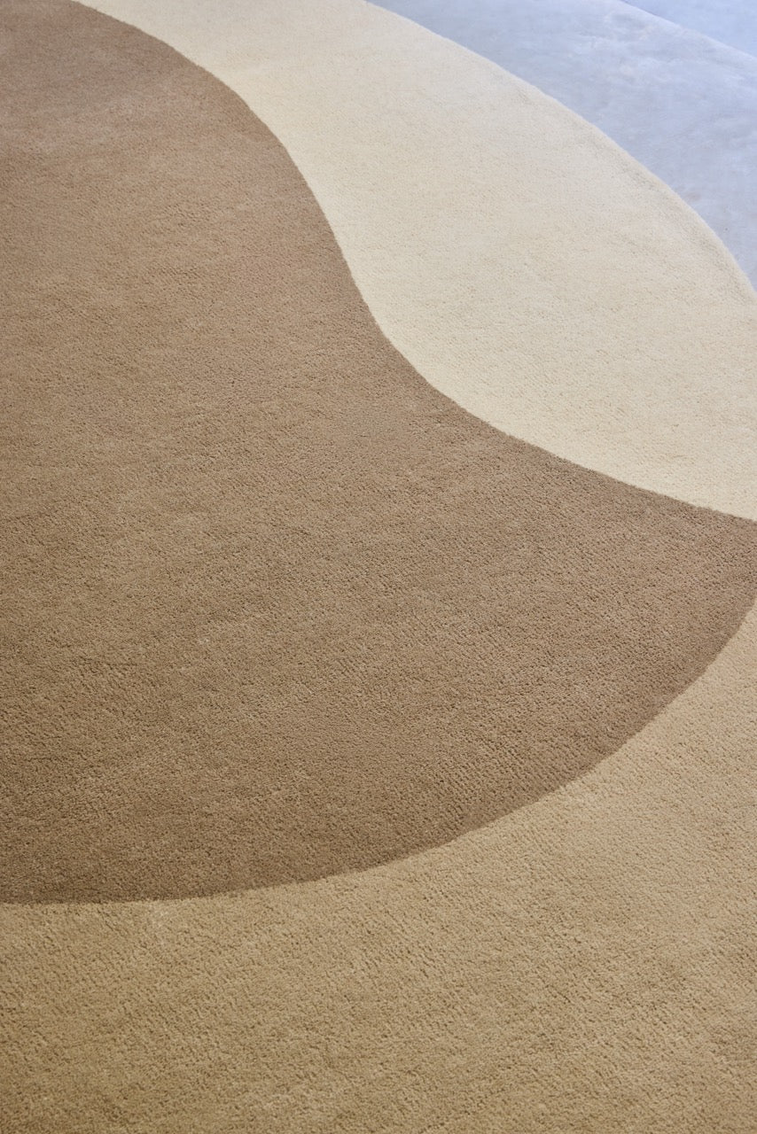 Brink & Campman Element Lane Neutral Teppich in Sandbeige, Taupe und Creme, im Wohnraum, dritte Ansicht
