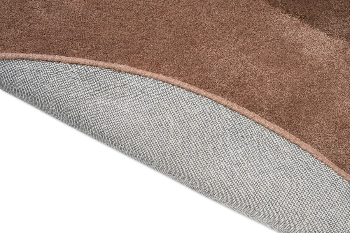 Brink & Campman Element Lane Red Teppich, Detail von umgeschlagener Kante und Rücken