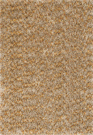 Brink & Campman Loom Calendula Teppich in Ringelblumengelb, Ocker und Creme, Draufsicht