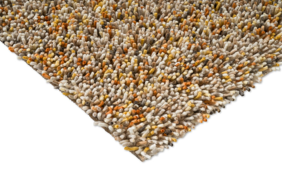 Brink & Campman Loom Calendula Teppich, Detail von Ecke und Flor