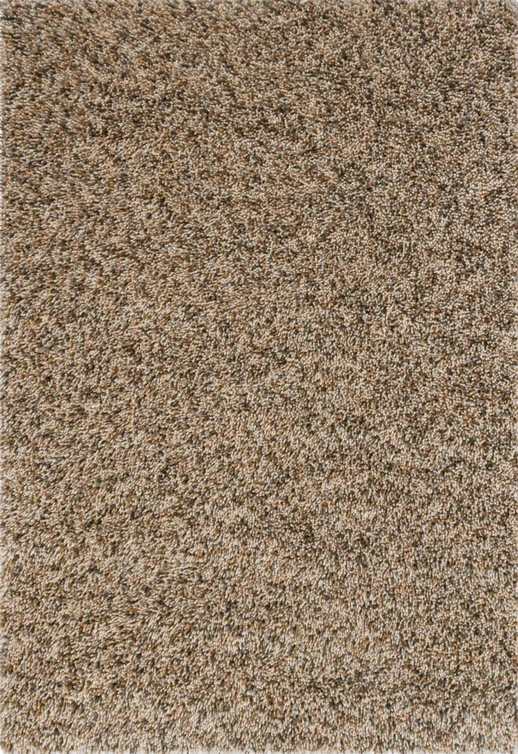 Brink & Campman Loom Natural Moss Teppich in Beige und Creme mit Sprenkeln in Moosgrün und Braun, Draufsicht