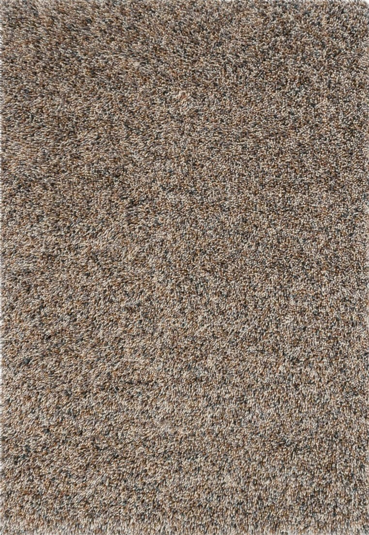 Brink & Campman Loom Natural Storm Teppich in Grau, Taupe und Blaugrau, Draufsicht