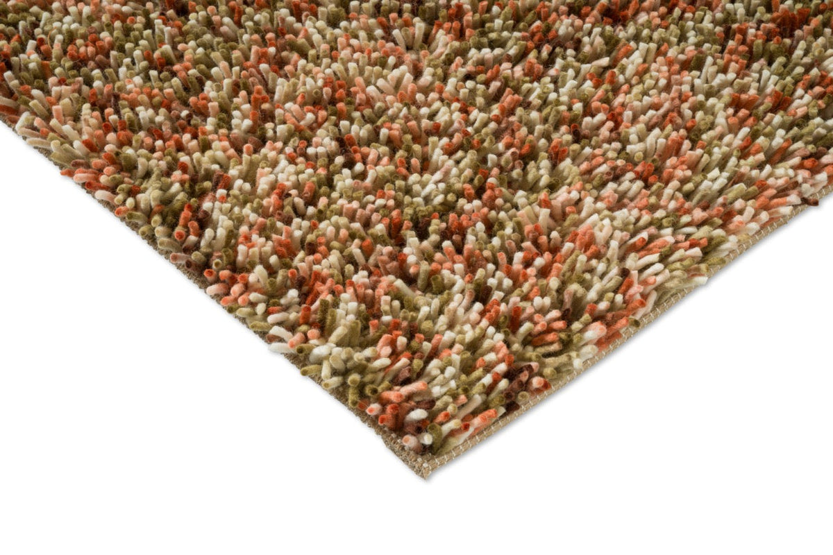 Brink & Campman Loom Pumpkin Teppich, Detail von Ecke und Flor