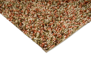 Brink & Campman Loom Pumpkin Teppich, Detail von Ecke und Flor