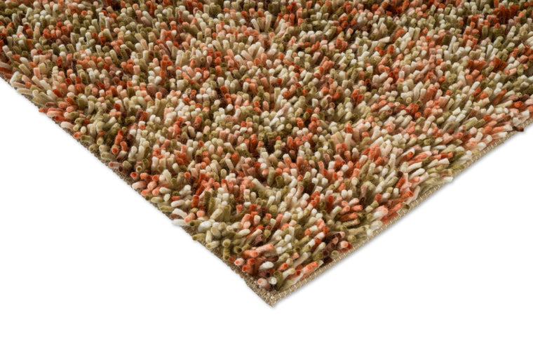 Brink & Campman Loom Pumpkin Teppich, Detail von Ecke und Flor