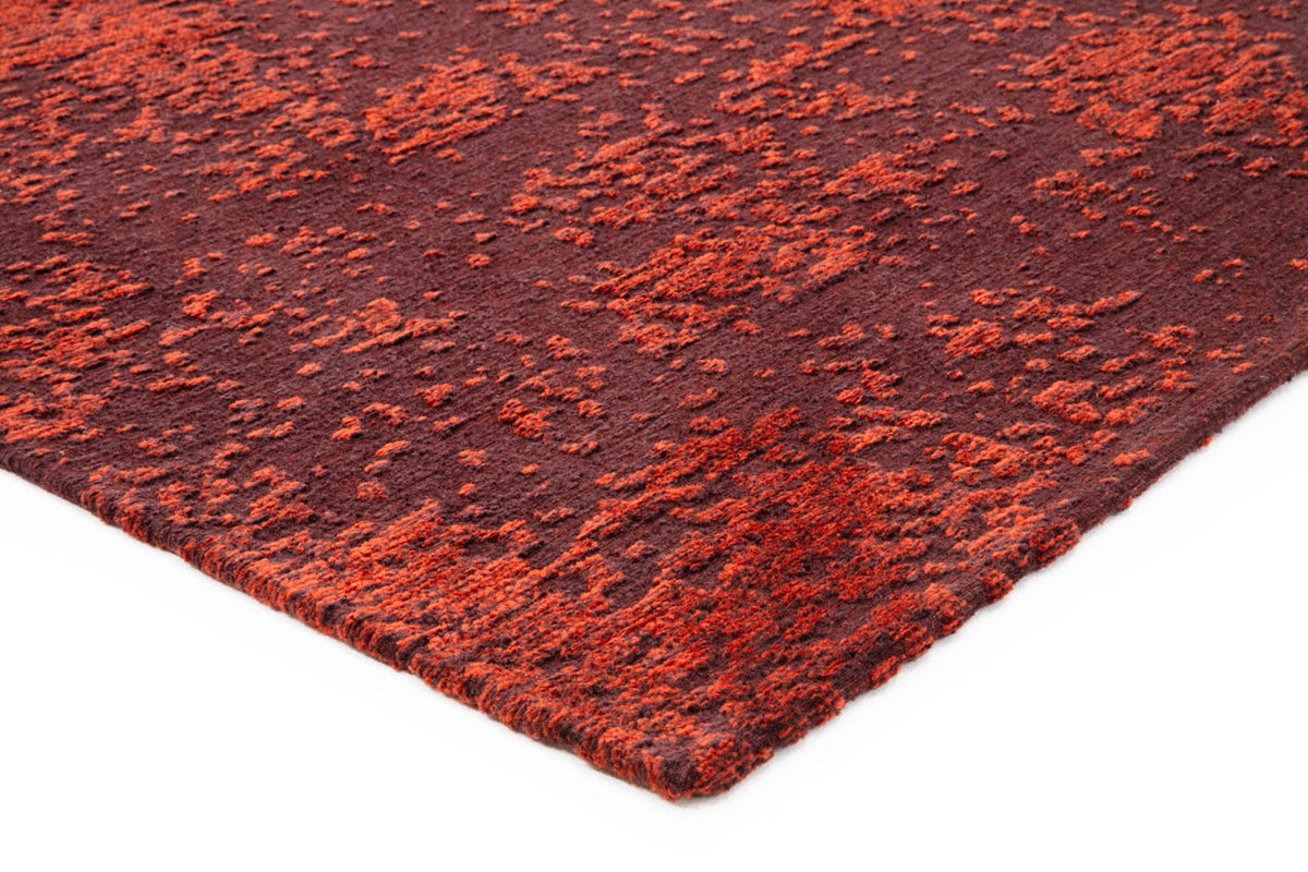 Acsento Laguna Burgundy Teppich, Detail von Ecke und Flor