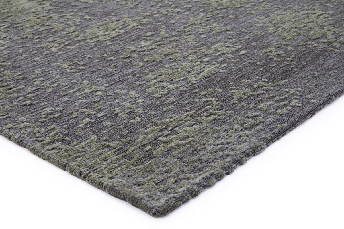 Acsento Laguna Green Teppich, Detail von Ecke und Flor