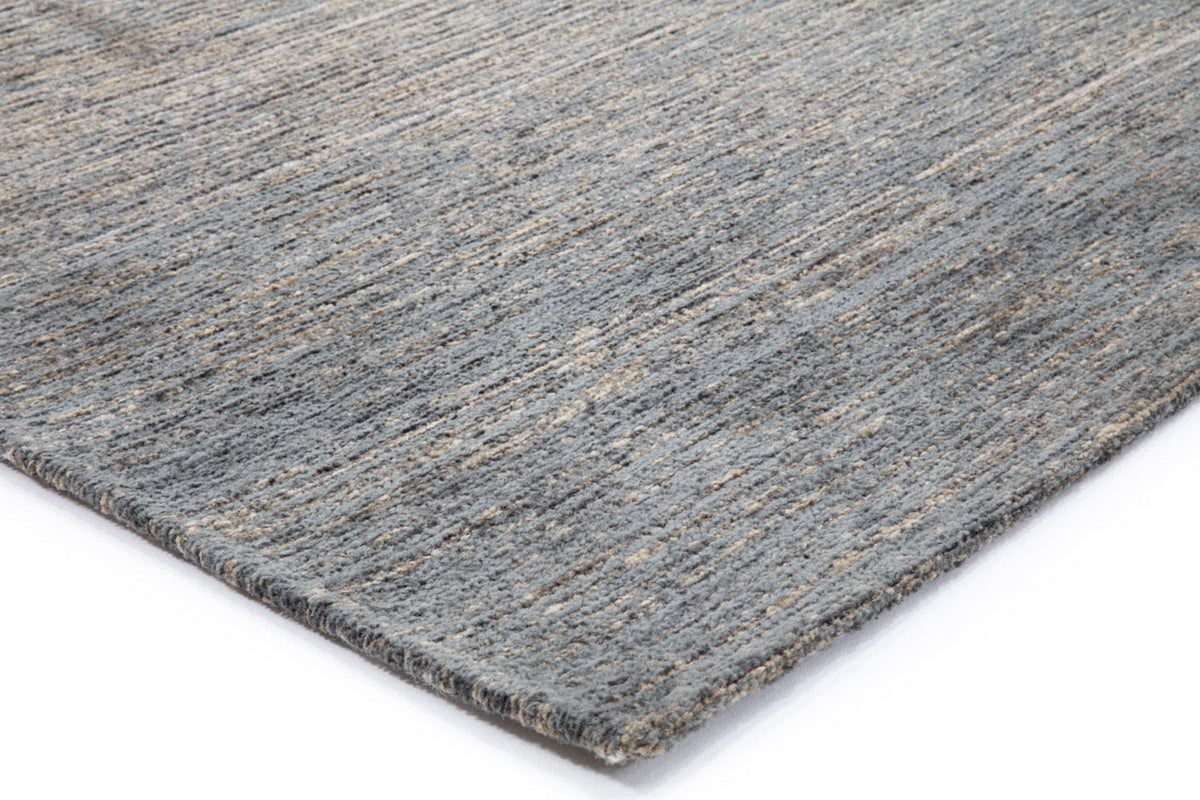 Acsento Moonshadow Green Teppich, Detail von Ecke und Flor