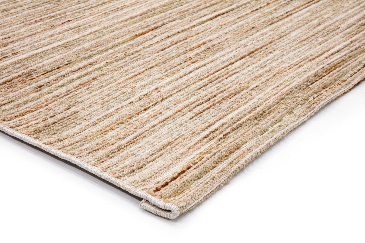 Acsento Origin Beige Teppich, Detail von Ecke und Flor