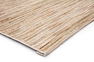Acsento Origin Beige Teppich, Detail von Ecke und Flor