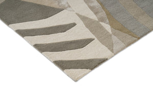 Harlequin Atelier Pebble Teppich, Detail von Ecke und Flor