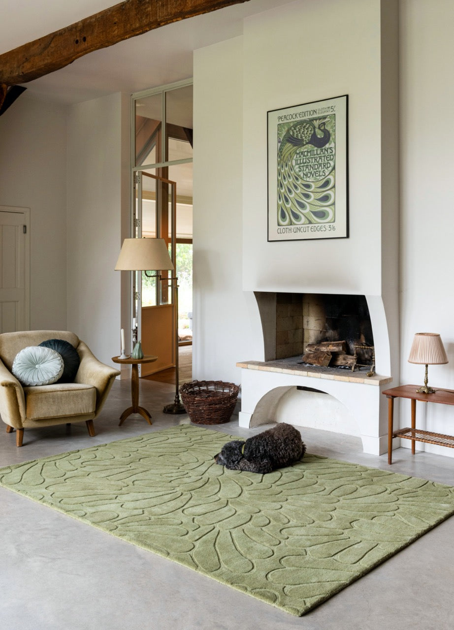 Laura Ashley Coleby Petals Hedgerow Green 078807