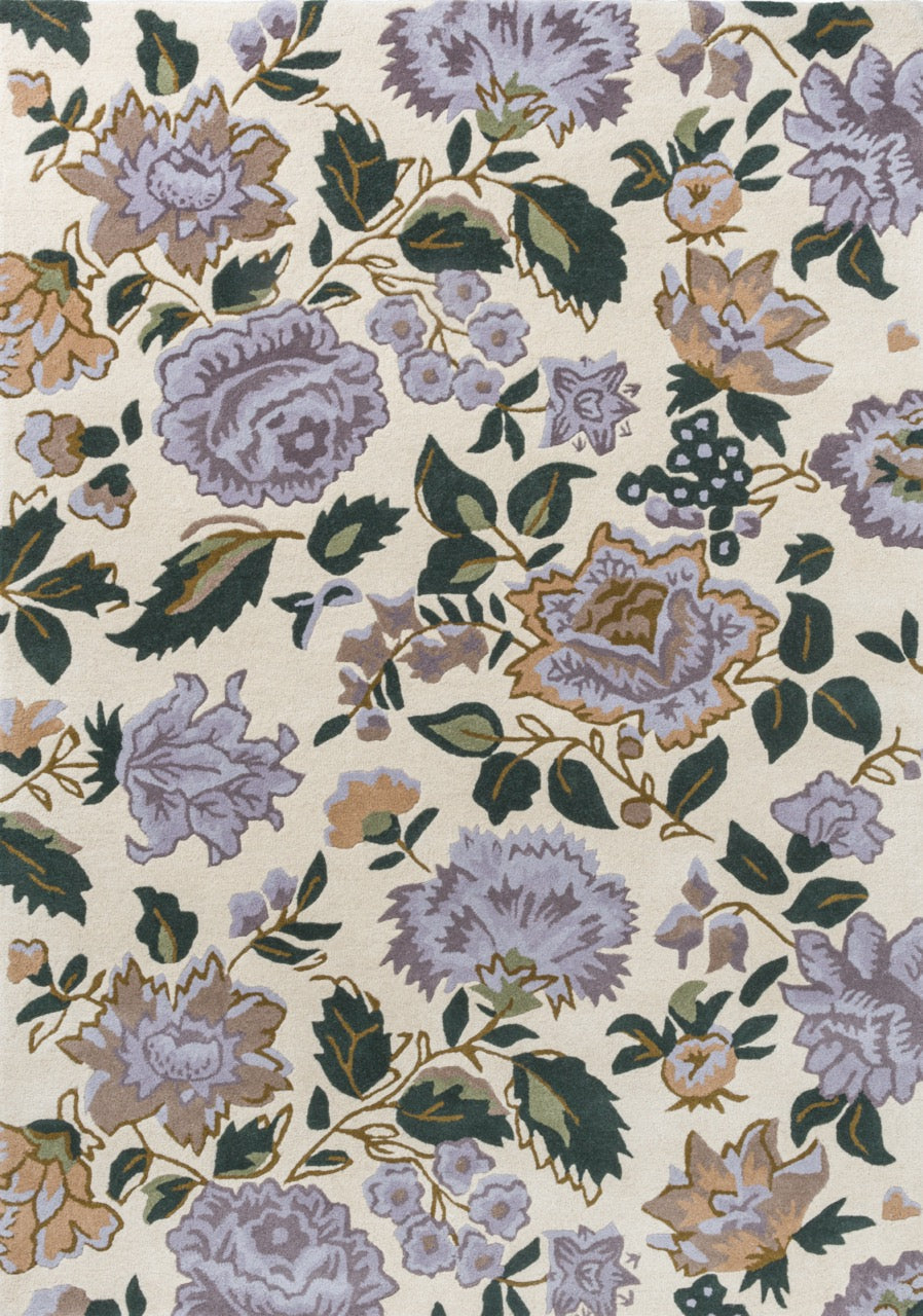 Laura Ashley Wendling Floral Heather Purple 083104