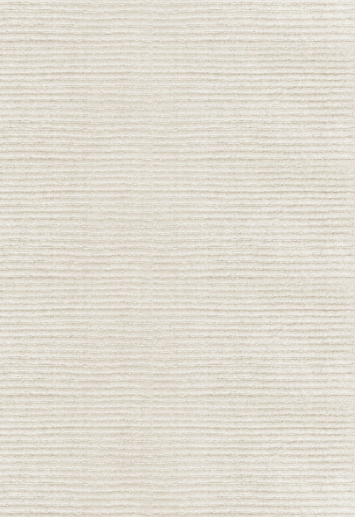 Wollteppich Weiß Layered Drift Wool Bone White, Detail der gerippten Wolle