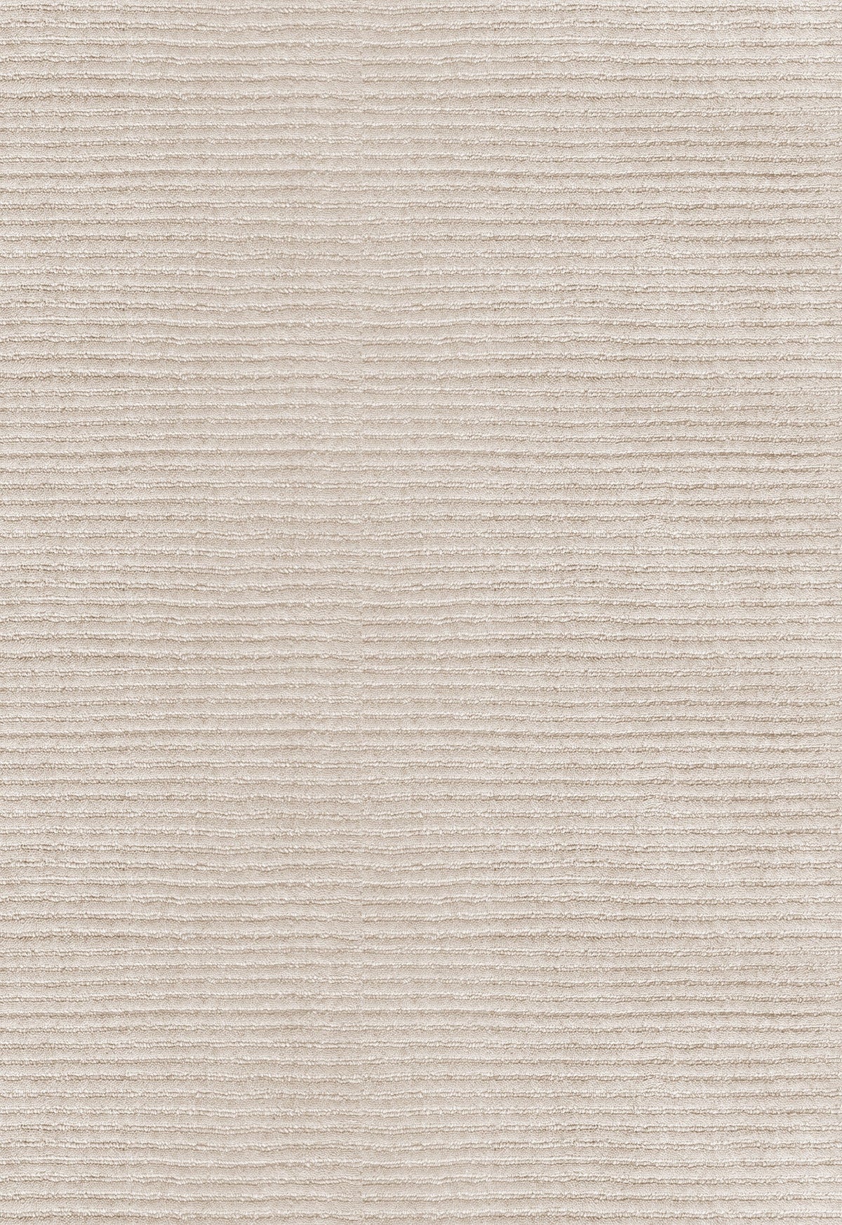 Wollteppich Beige Layered Drift Light Oatmeal, Detail der gerippten Wolle