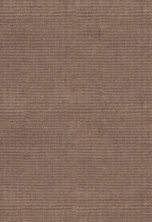 Wollteppich Braun Layered Drift Wool Walnut, Detail der gerippten Wolle