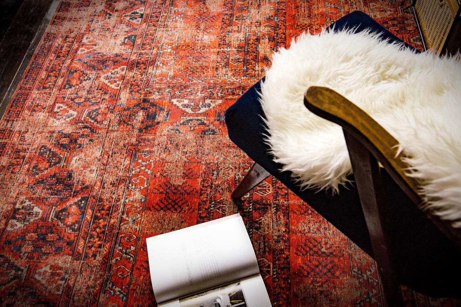 Louis de Poortere Antiquarian Antique Hadschlu 7-8-2 Red 8719