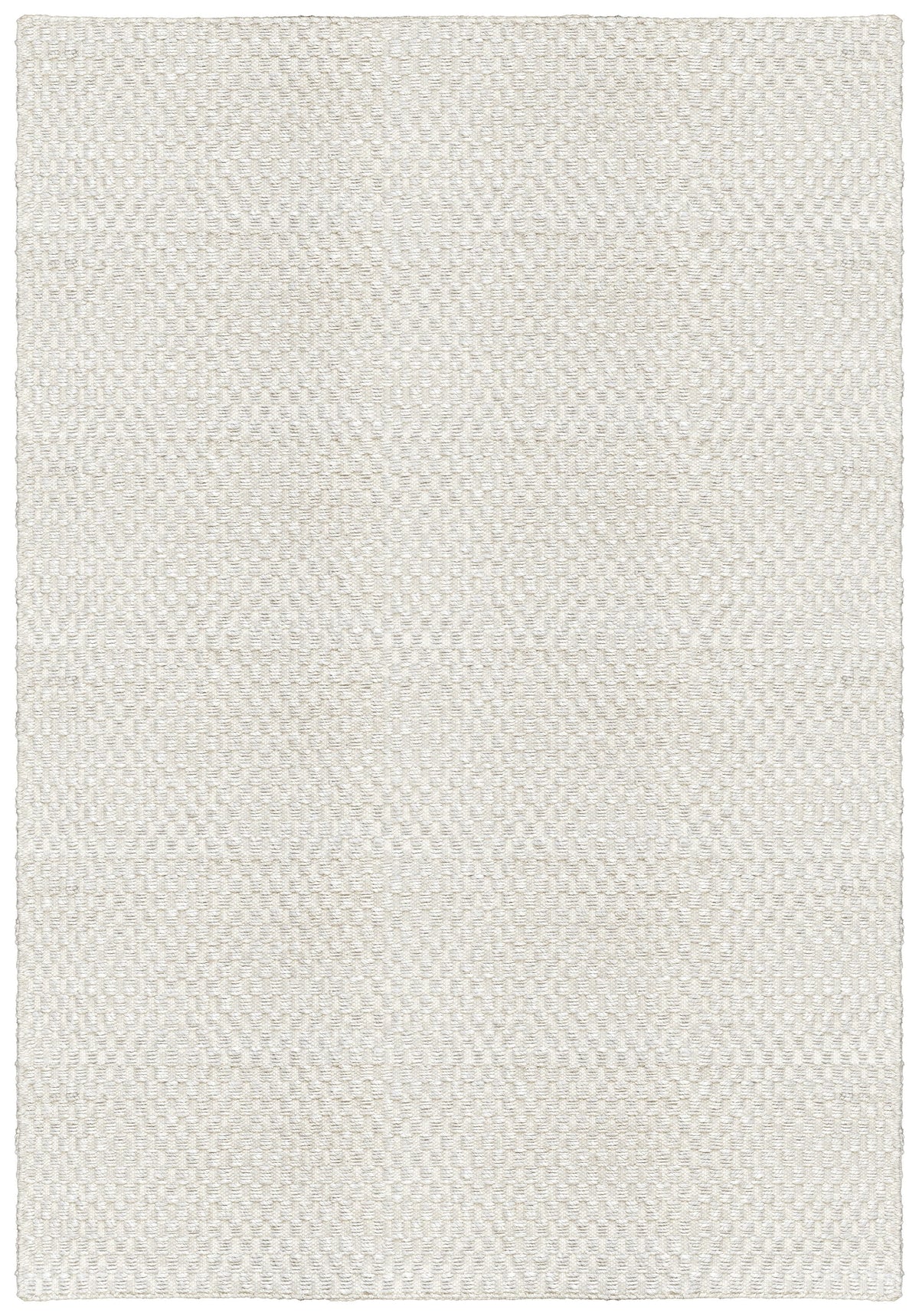 Juteteppich Weiß Layered Barley Bone White, Draufsicht