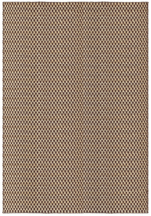 Juteteppich Braun Layered Barley Chestnut, Draufsicht