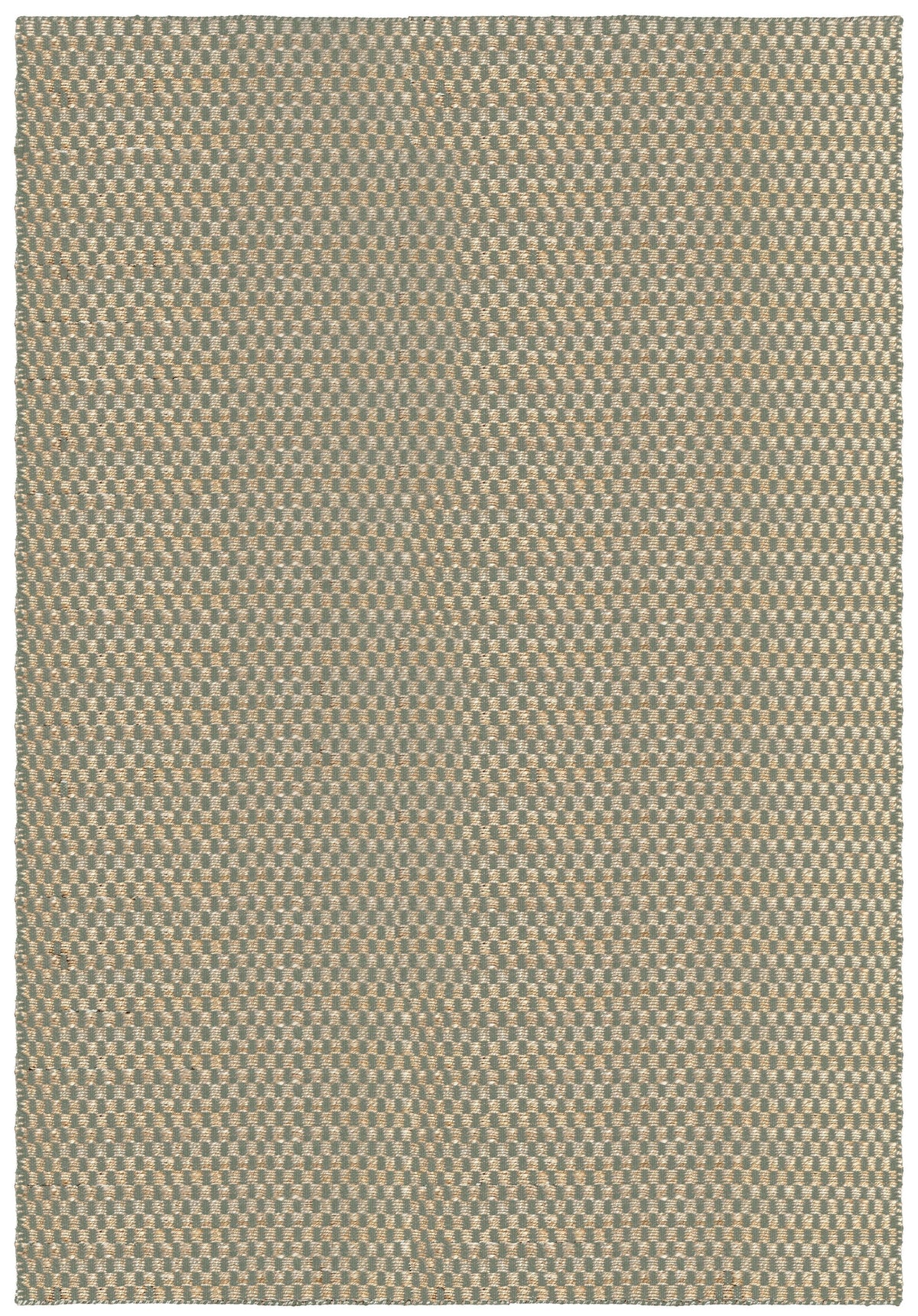 Juteteppich Salbeigrün Layered Barley Sage, Draufsicht