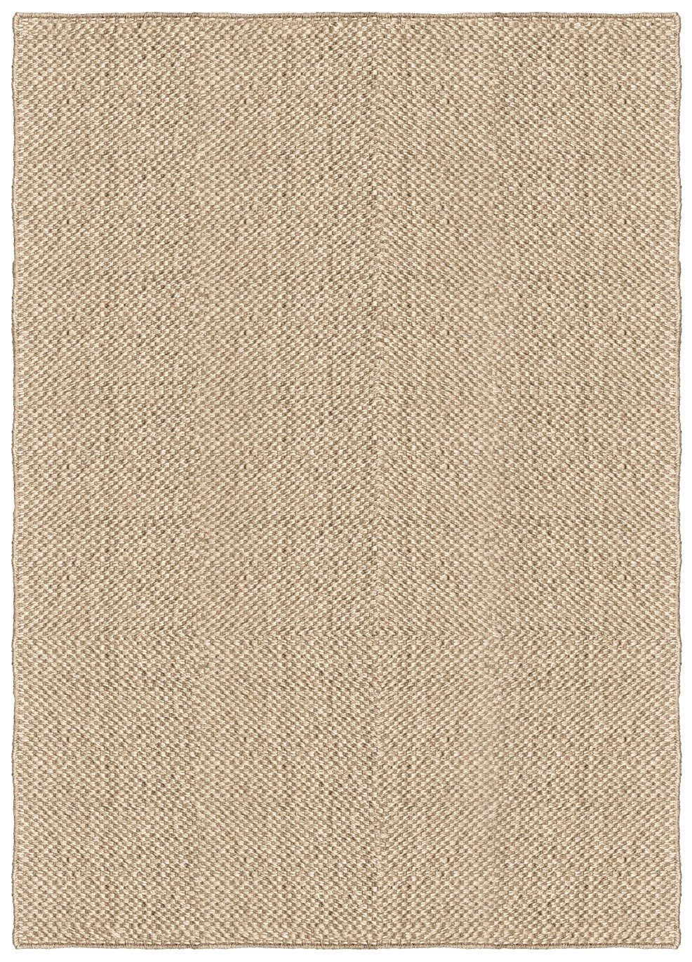 Sisalteppich Natur Layered Basket Weave Natural, Draufsicht