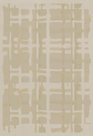 Wollteppich Layered Collina Strada Plaid Haze, Draufsicht
